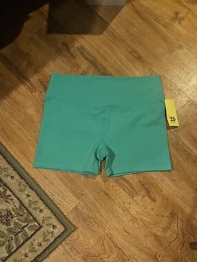 NWT All In Motion Green Biler Shorts Size 1X